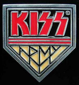 Kiss Army Belt Buckle Official Licenced Kiss Army Buckle